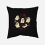 Creepy Kawaii Summer Ghosts-None-Removable Cover-Throw Pillow-xMorfina