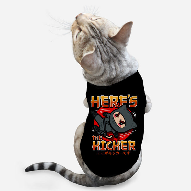 Here's The Kicker-Cat-Basic-Pet Tank-Boggs Nicolas