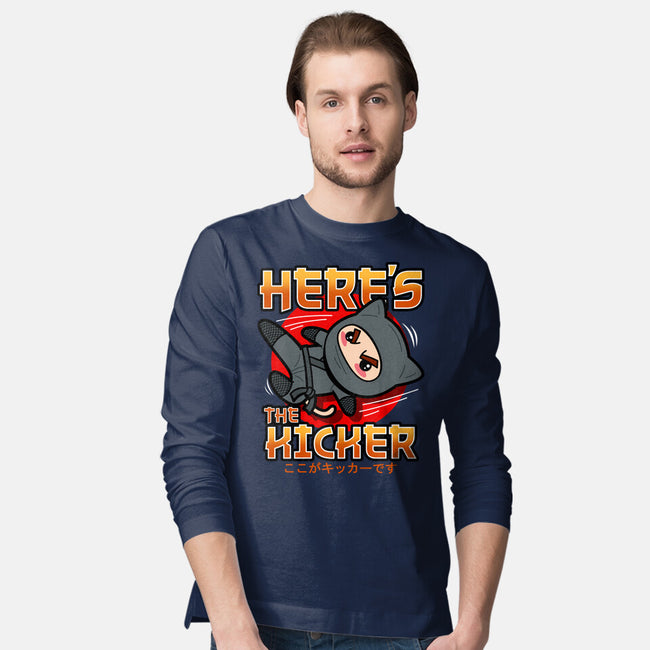 Here's The Kicker-Mens-Long Sleeved-Tee-Boggs Nicolas