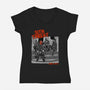 Sith Threat-Womens-V-Neck-Tee-joerawks