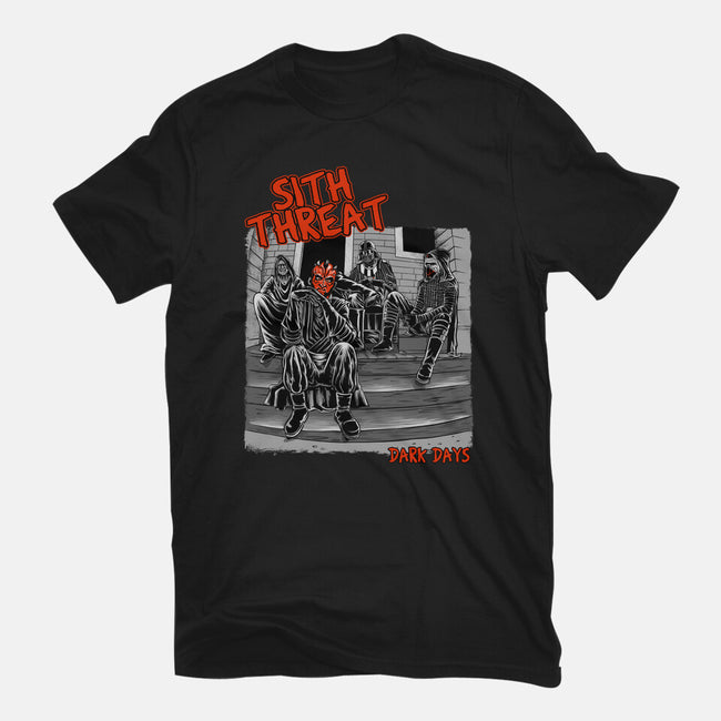 Sith Threat-Womens-Fitted-Tee-joerawks