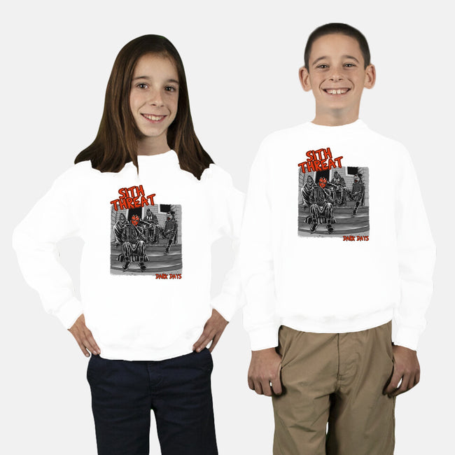 Sith Threat-Youth-Crew Neck-Sweatshirt-joerawks