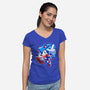 Fast Colors-Womens-V-Neck-Tee-nickzzarto