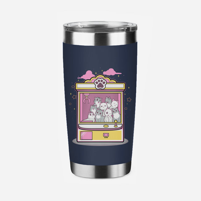 Kitty Claw Machine-None-Stainless Steel Tumbler-Drinkware-Astrobot Invention