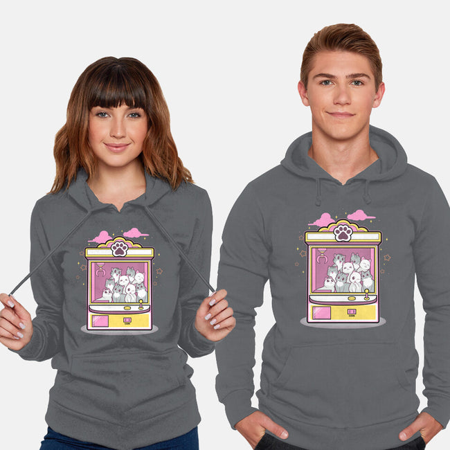 Kitty Claw Machine-Unisex-Pullover-Sweatshirt-Astrobot Invention