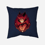 Radio Demon-None-Removable Cover w Insert-Throw Pillow-Astrobot Invention