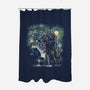 Back To The Starry-None-Polyester-Shower Curtain-zascanauta