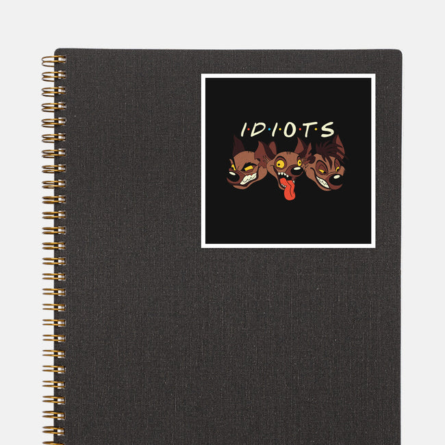 Idiots-None-Glossy-Sticker-Xentee