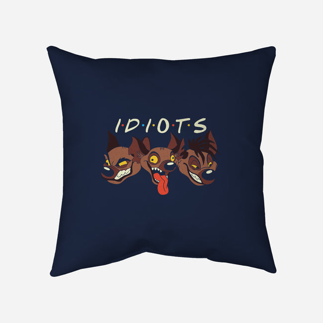 Idiots-None-Non-Removable Cover w Insert-Throw Pillow-Xentee