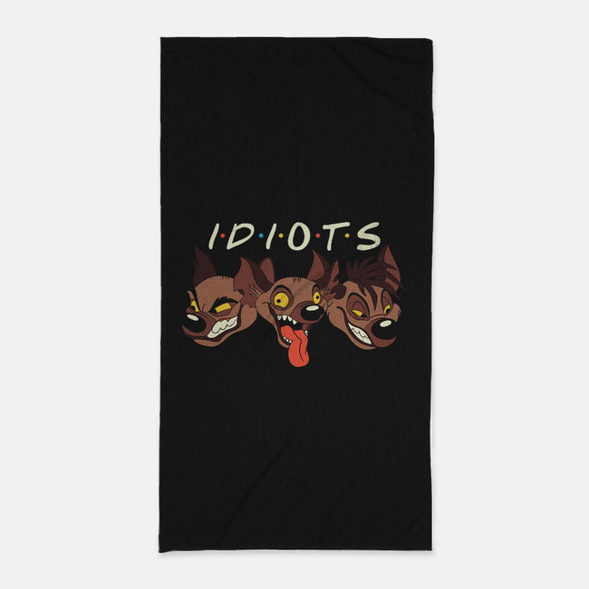 Idiots-None-Beach-Towel-Xentee