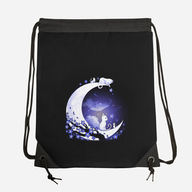 Kittens Moon-None-Drawstring-Bag-Vallina84