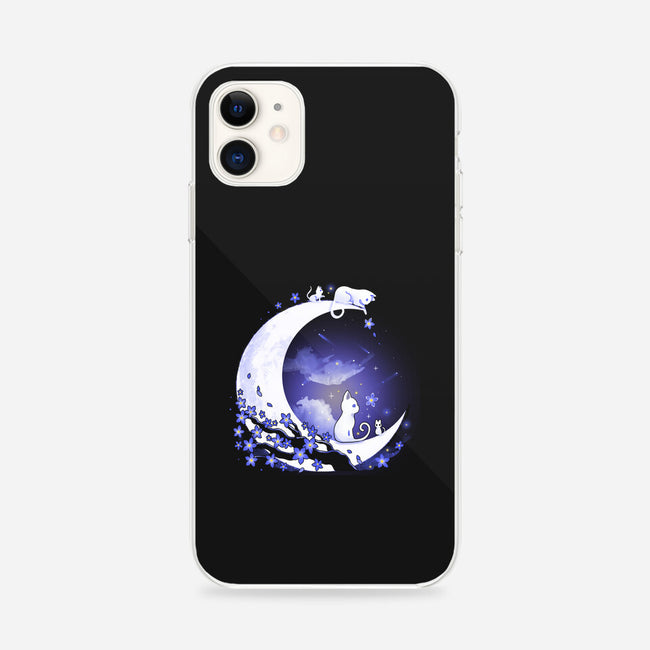 Kittens Moon-iPhone-Snap-Phone Case-Vallina84