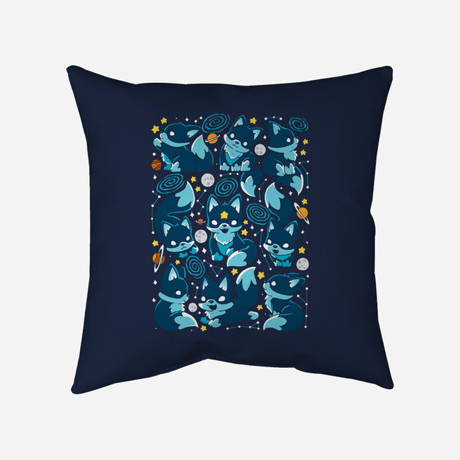 Fox Stars-None-Removable Cover-Throw Pillow-Vallina84
