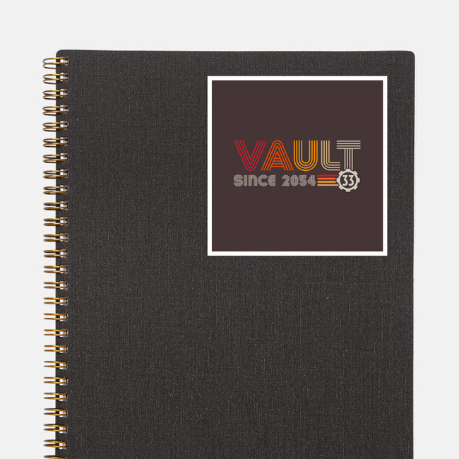 Vault Since 2054-None-Glossy-Sticker-DrMonekers