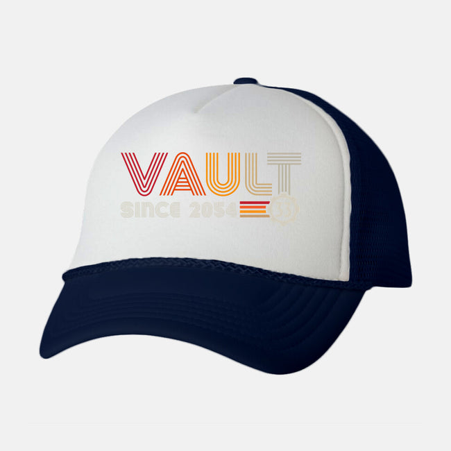 Vault Since 2054-Unisex-Trucker-Hat-DrMonekers