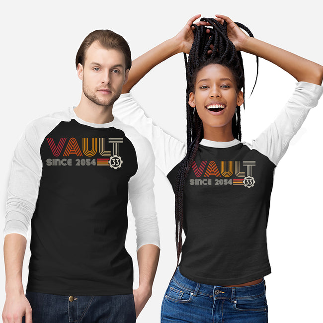 Vault Since 2054-Unisex-Baseball-Tee-DrMonekers