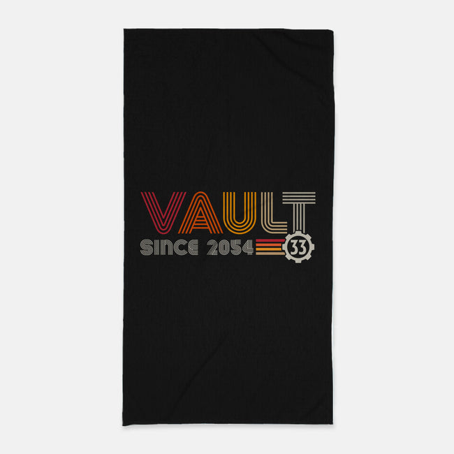 Vault Since 2054-None-Beach-Towel-DrMonekers