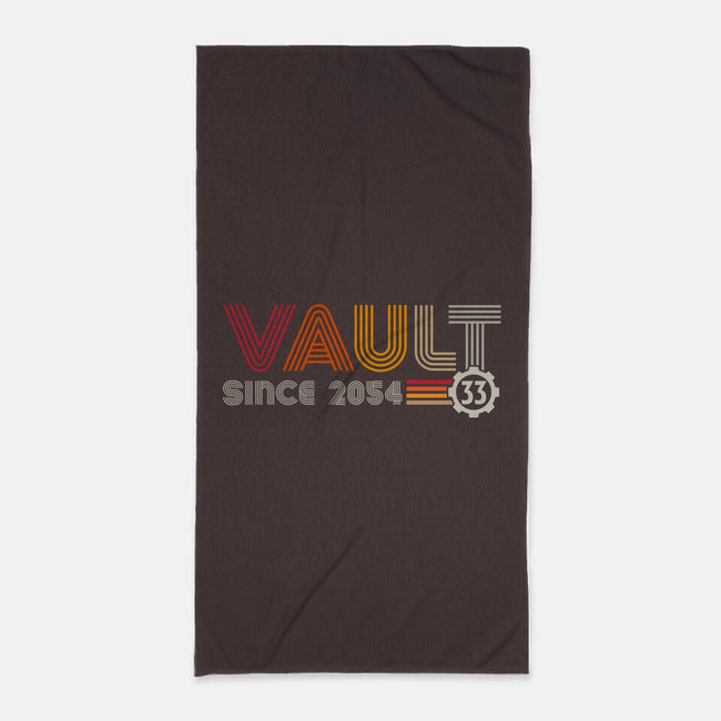 Vault Since 2054-None-Beach-Towel-DrMonekers