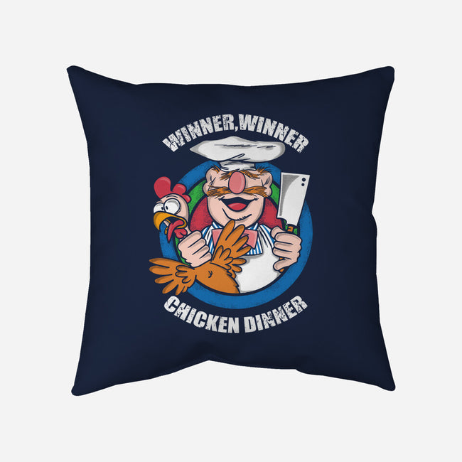 Winner Winner-None-Non-Removable Cover w Insert-Throw Pillow-turborat14