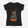 Darklord Force-Womens-V-Neck-Tee-joerawks