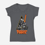 Darklord Force-Womens-V-Neck-Tee-joerawks