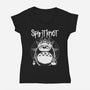 Heavy Metal Neighbors-Womens-V-Neck-Tee-rmatix