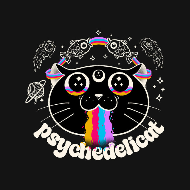 Psychedelicat-None-Removable Cover w Insert-Throw Pillow-valterferrari