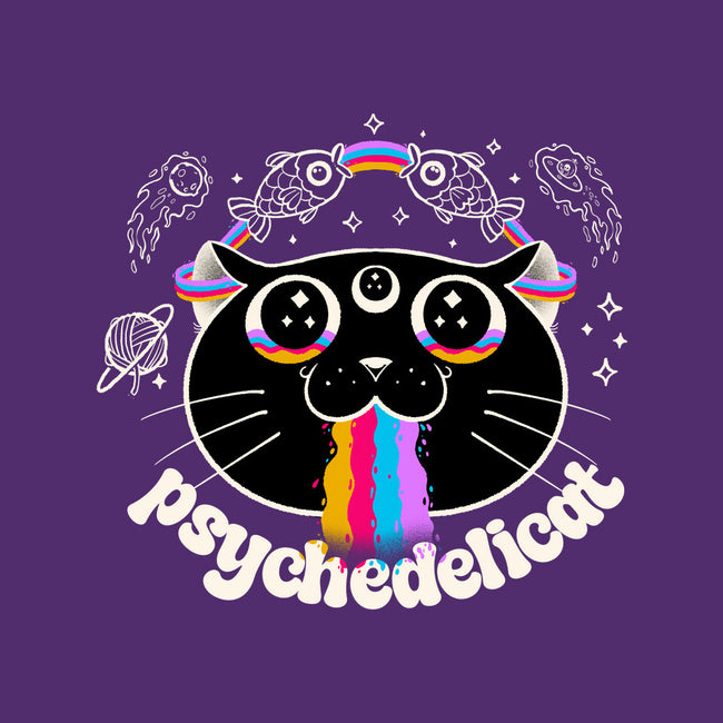 Psychedelicat-None-Removable Cover w Insert-Throw Pillow-valterferrari