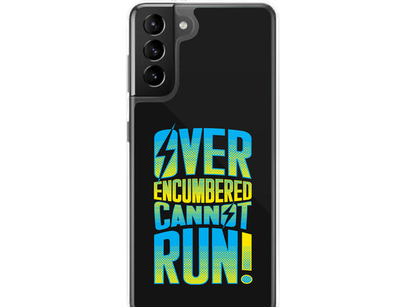 Overencumbered Cannot Run