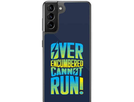 Overencumbered Cannot Run