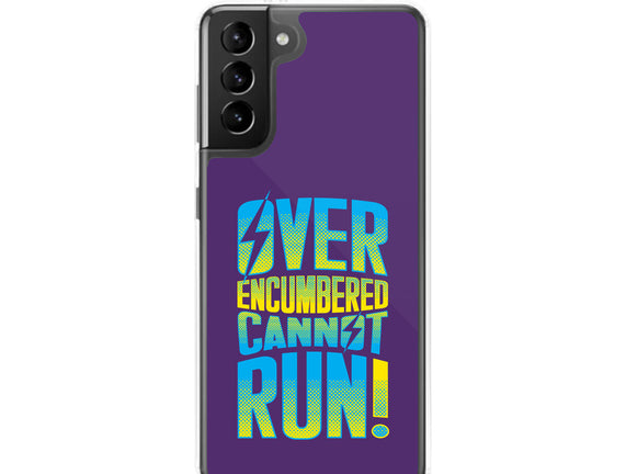 Overencumbered Cannot Run