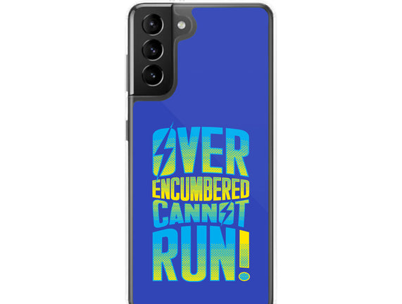 Overencumbered Cannot Run