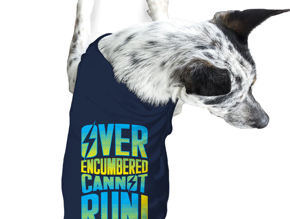 Overencumbered Cannot Run