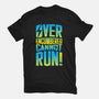 Overencumbered Cannot Run-Mens-Basic-Tee-rocketman_art