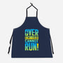 Overencumbered Cannot Run-Unisex-Kitchen-Apron-rocketman_art