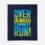Overencumbered Cannot Run-None-Fleece-Blanket-rocketman_art