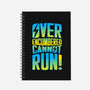 Overencumbered Cannot Run-None-Dot Grid-Notebook-rocketman_art