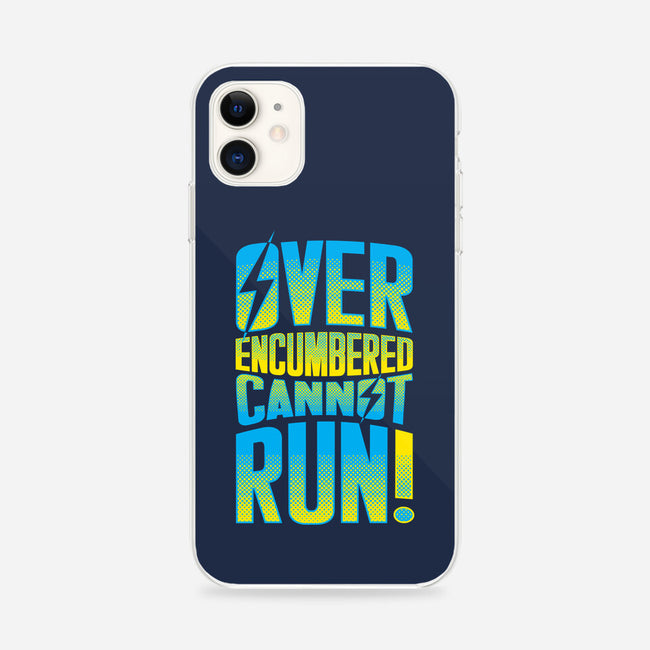 Overencumbered Cannot Run-iPhone-Snap-Phone Case-rocketman_art