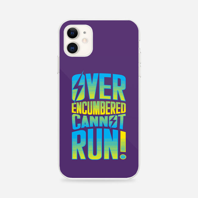 Overencumbered Cannot Run-iPhone-Snap-Phone Case-rocketman_art