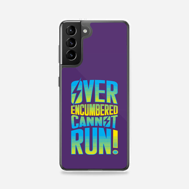 Overencumbered Cannot Run-Samsung-Snap-Phone Case-rocketman_art