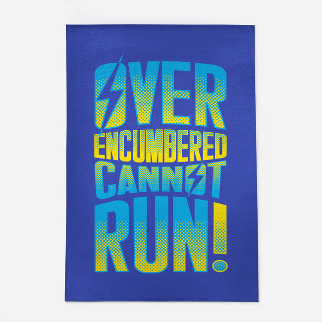 Overencumbered Cannot Run-None-Indoor-Rug-rocketman_art