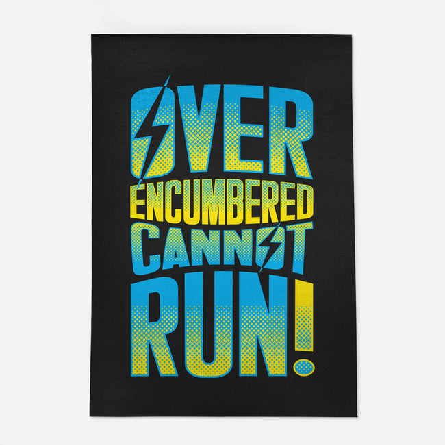 Overencumbered Cannot Run-None-Outdoor-Rug-rocketman_art