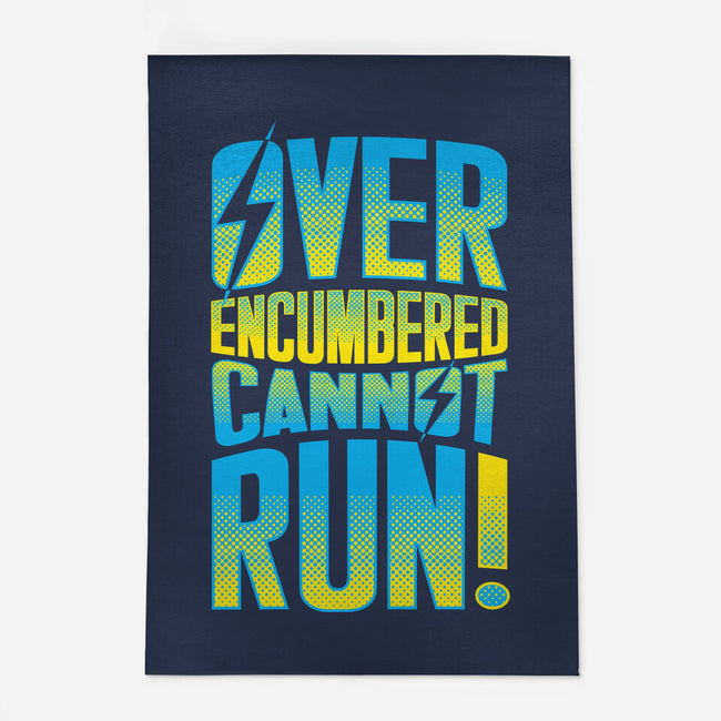 Overencumbered Cannot Run-None-Outdoor-Rug-rocketman_art