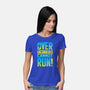 Overencumbered Cannot Run-Womens-Basic-Tee-rocketman_art