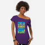 Overencumbered Cannot Run-Womens-Off Shoulder-Tee-rocketman_art