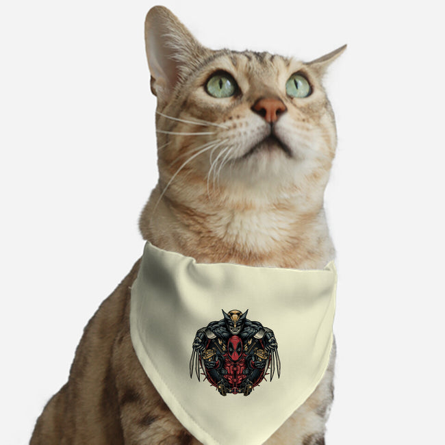 Double Trouble-Cat-Adjustable-Pet Collar-glitchygorilla