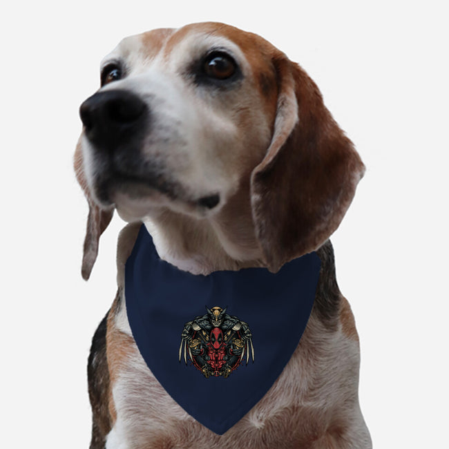 Double Trouble-Dog-Adjustable-Pet Collar-glitchygorilla