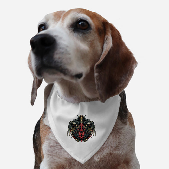 Double Trouble-Dog-Adjustable-Pet Collar-glitchygorilla