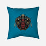 Double Trouble-None-Non-Removable Cover w Insert-Throw Pillow-glitchygorilla