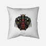 Double Trouble-None-Non-Removable Cover w Insert-Throw Pillow-glitchygorilla